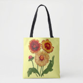 gaillardias flowers tote bag (Front)