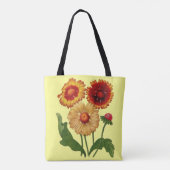 gaillardias flowers tote bag (Back)