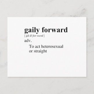 GAILY FORWARD POSTCARD