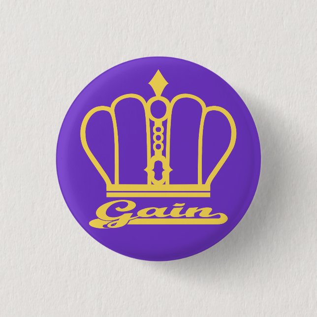 Gain logo pinback button (Front)