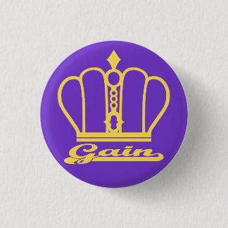 Gain logo pinback button