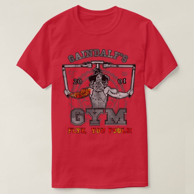 Gaindalfs Gym Flye You Fools  T-Shirt (Design Front)