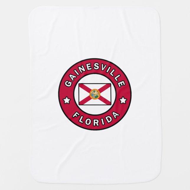 Gainesville Florida Baby Blanket (Front)