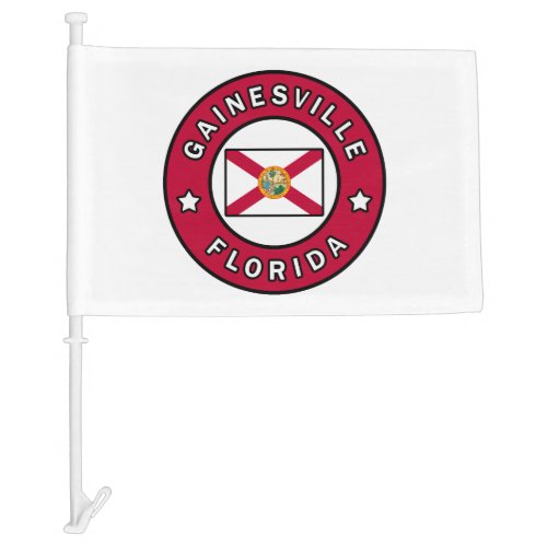 Gainesville Florida Car Flag