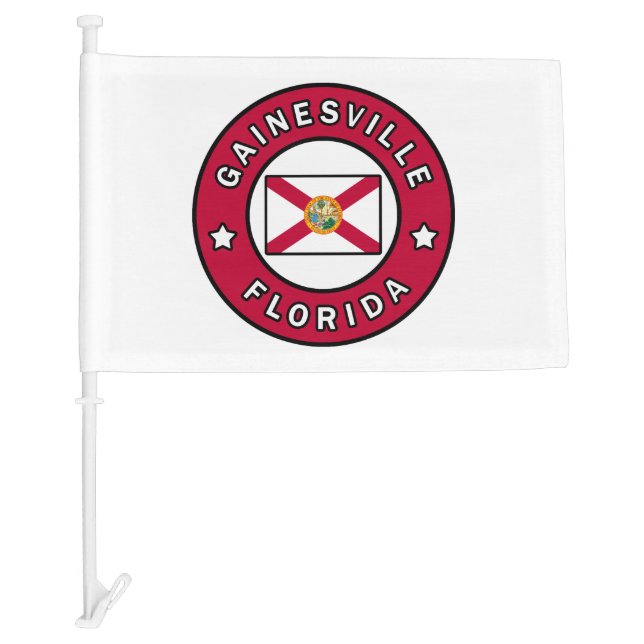 Gainesville Florida Car Flag (Front)