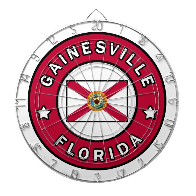 Gainesville Florida Dart Board (Front)