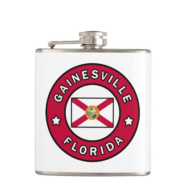 Gainesville Florida Flask (Front)