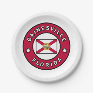 Gainesville Florida Paper Plates