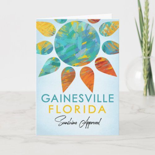 Gainesville Florida Sunshine Travel Card