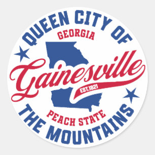 Gainesville, Georgia Classic Round Sticker