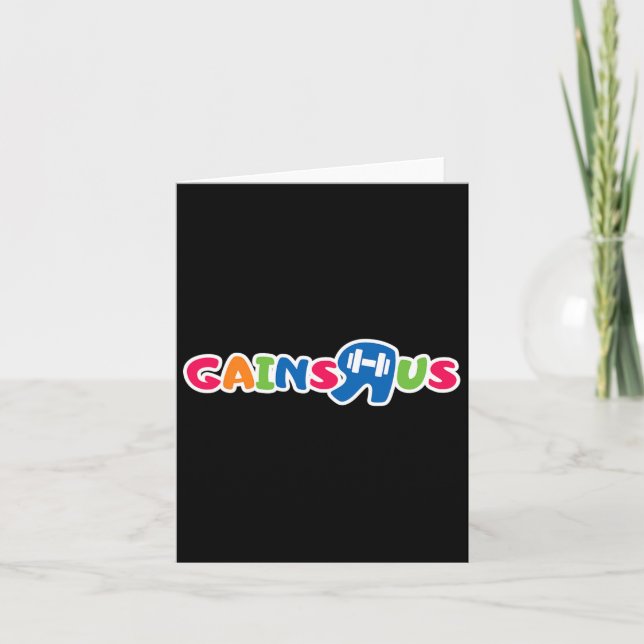 Gains R Us  Card (Front)