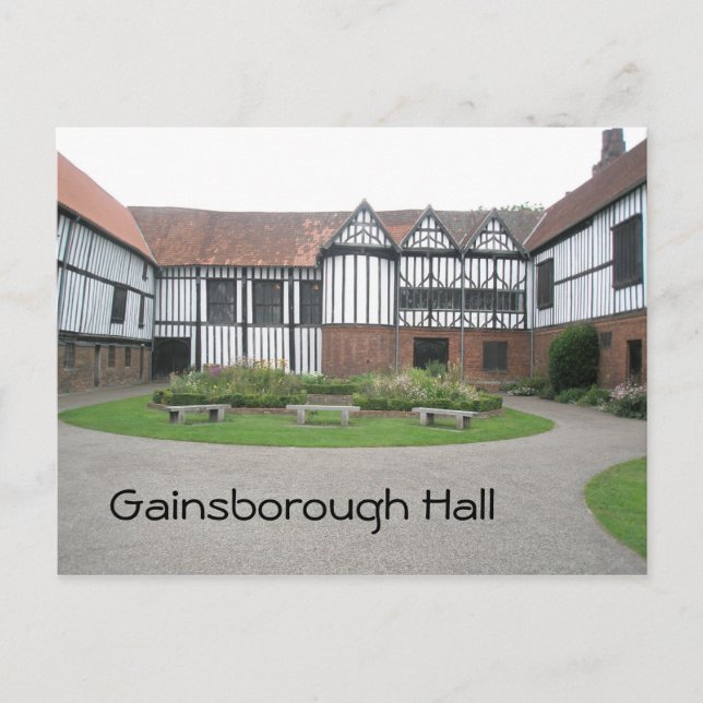 Gainsborough Hall Postcard (Front)