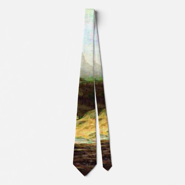 Gainsborough - Mountain Landscape with Shepherd Neck Tie (Front)
