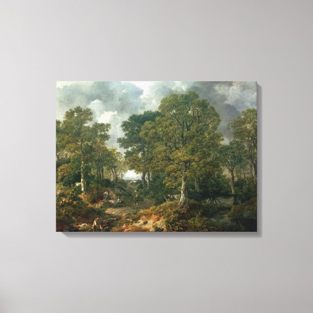 Gainsborough's Forest , c.1748 Canvas Print (Front)