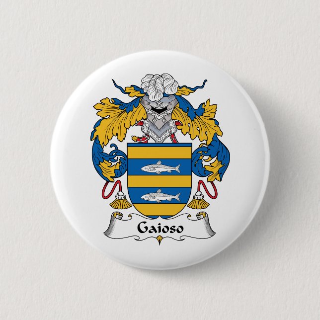 Gaioso Family Crest Button (Front)
