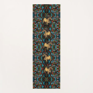 Gaited Horse Art Nouveau Abstract Yoga Mat