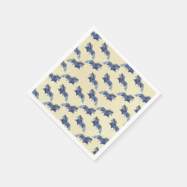 Gaited Horse Blámóða Paper Napkins (Corner)