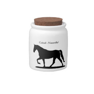 Gaited Horse Candy Jar