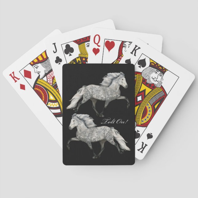 Gaited Horse Charismatic Poker Cards (Back)