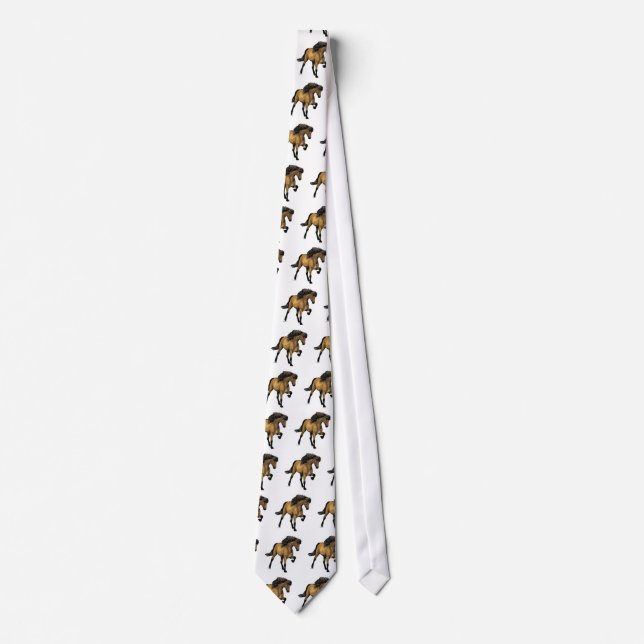 Gaited Horse Nouvelle Vogue Neck Tie (Front)