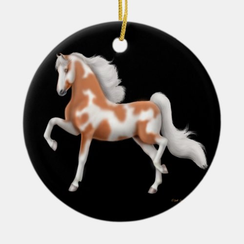 Gaited Paint Horse Ornament