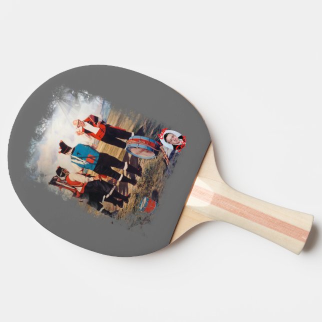 Gaiteros/Gaiteiros/Pipers Ping Pong Paddle (Side)