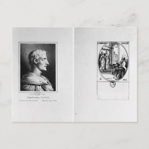 Gaius Cornelius Tacitus  engraved by Julien Postcard