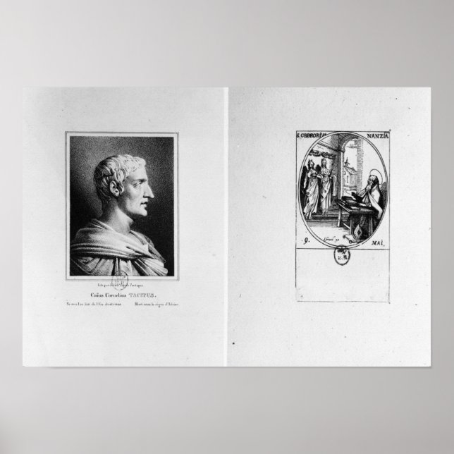 Gaius Cornelius Tacitus  engraved by Julien Poster (Front)
