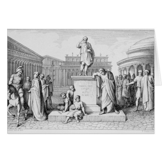 Gaius Gracchus Weeping Before his Father's Cards (Front Horizontal)