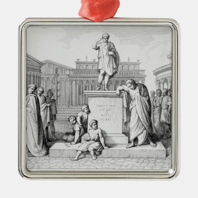 Gaius Gracchus Weeping Before his Father's Metal Ornament (Front)