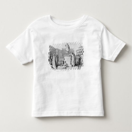 Gaius Gracchus Weeping Before his Fathers Toddler T_shirt