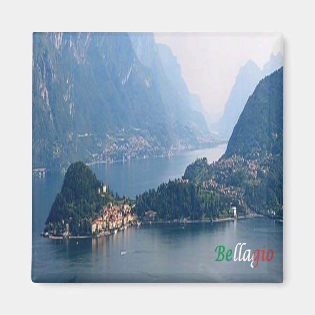 GAL010 BELLAGIO, LAKE COMO, Italy, Fridge Magnet (Front)