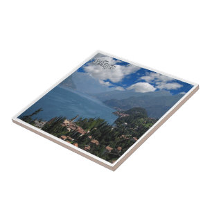 GAL012 BELLAGIO, Lake Como, Italy, Ceramic Tile