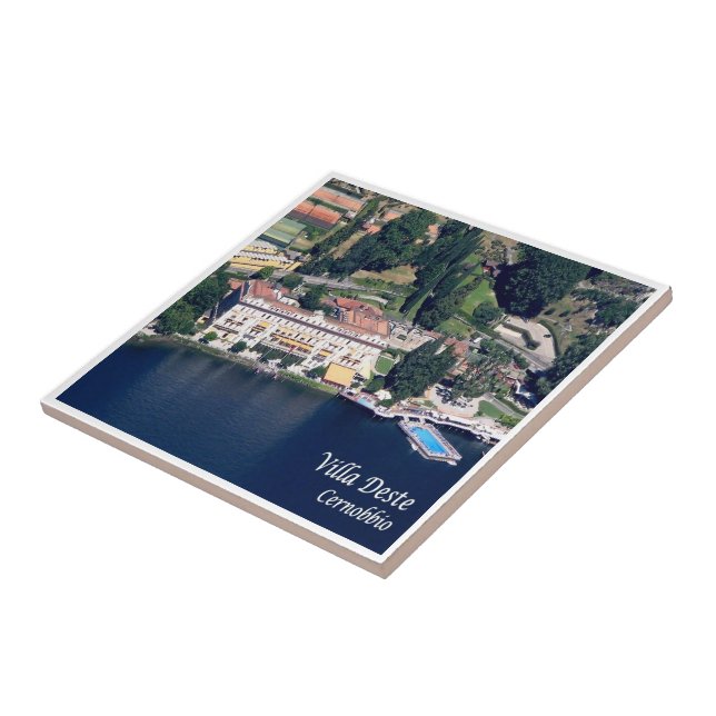GAL025 CERNOBBIO, Lake Como, Italy, Ceramic Tile (Side)