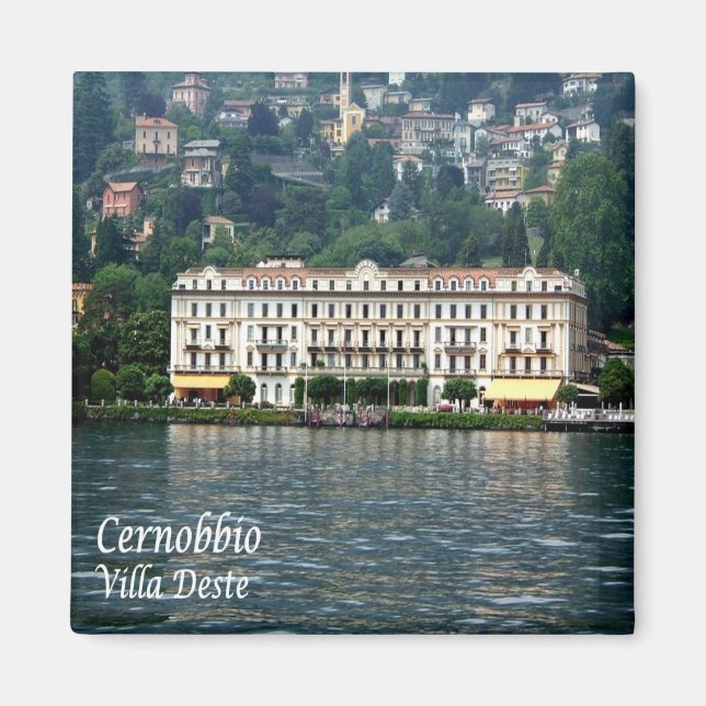 GAL026 CERNOBBIO, Lake Como, Italy, Fridge Magnet (Front)