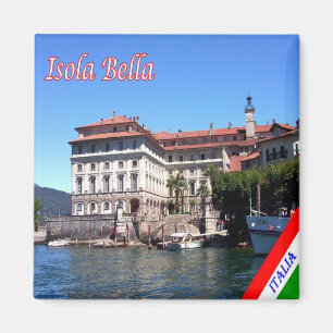 GAL051 ISOLA BELLA, Lake Maggiore Italy, Fridge Magnet
