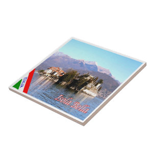 GAL054 ISOLA BELLA, Lake Maggiore, Italy, Ceramic Tile