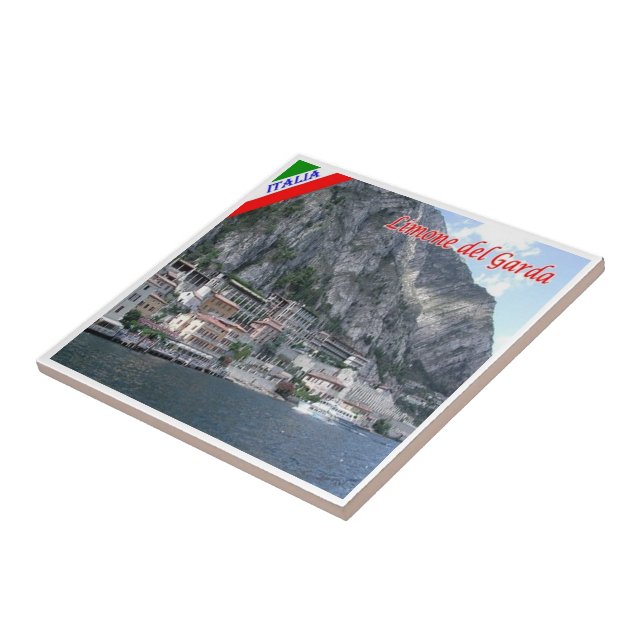 GAL078 LIMONE del GARDA, Italy, Ceramic Tile (Side)