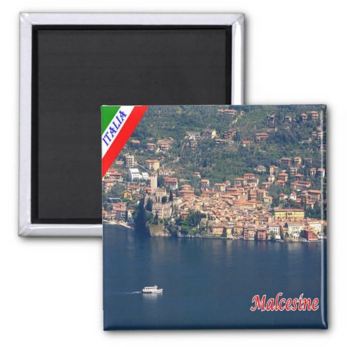 GAL084 MALCESINE Lake Garda Italy Fridge Magnet