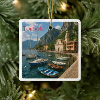 GAL120 TORBOLE, Lake Garda, Italy, Ceramic Ornament
