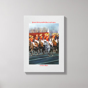 Gala Civil Guard/Civil Guard in full uniform Canvas Print