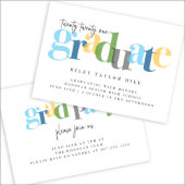 Gala Graduation Invitation - Set Of 24 (Front)