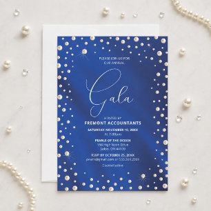 Gala Invitation Pearl Formal Corporate Event