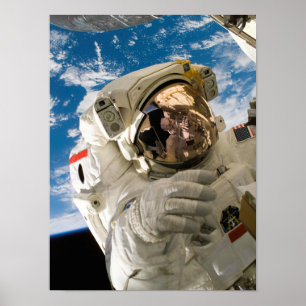 Galactic Astronaut Cool Outer Space Pictures Cool Poster
