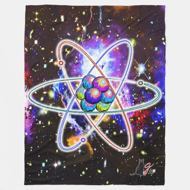 Galactic Atomic Fleece Blanket (Front)