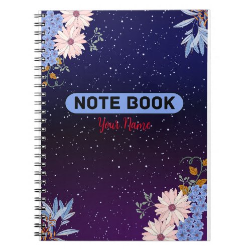 Galactic Blooms Notebook