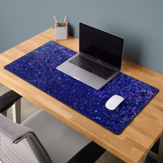 Galactic Blue  Desk Mat (Office 2)