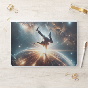 Galactic Breakdance Explosion in Deep Space HP Laptop Skin