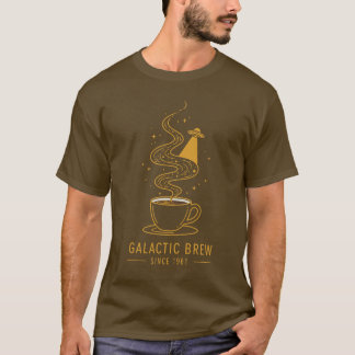 Galactic Brew – Interstellar Coffee Since 1961 T-Shirt