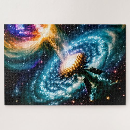 Galactic Broken Orbit Intertwines With Dimension Jigsaw Puzzle